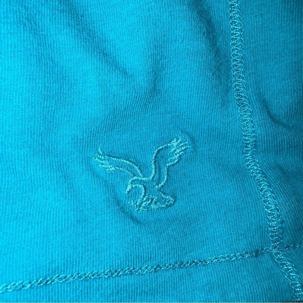 American Eagle Outfitters Strapless Reversible Tube Top Blue Teal Green size L - Picture 7 of 11